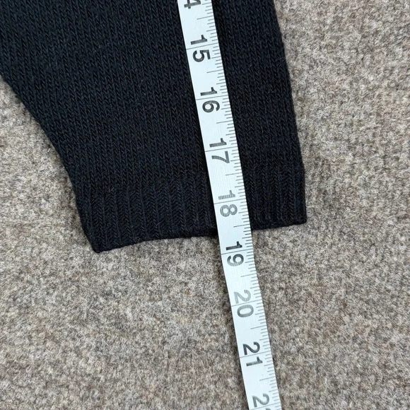 Vintage 90s Black Cardigan Sweater Women’s S Colorful Paisley Pattern Grannycore - Picture 7 of 11